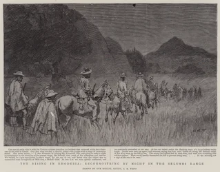 La rivolta in Rhodesia, ricognizione notturna nella Selundi Range